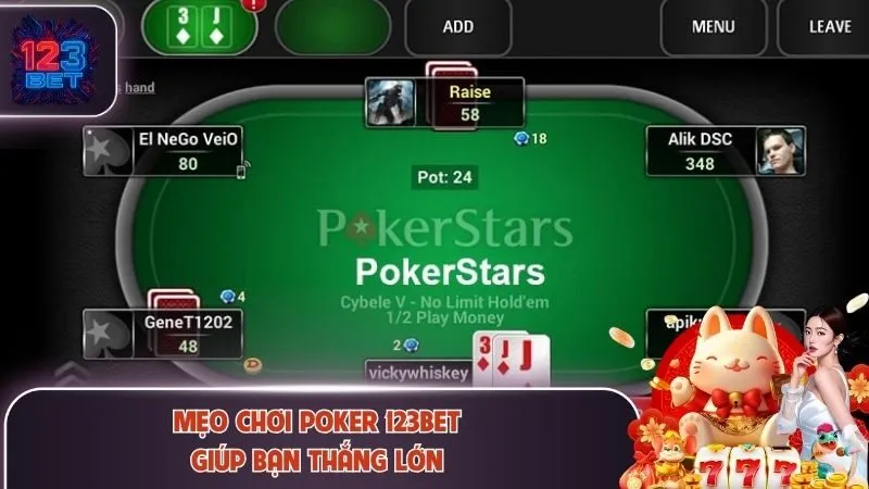 Tựa game Poker mang đến nhiều điều thú vị